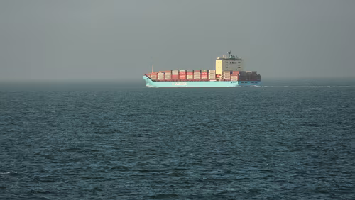 Hahnstätten – Puttgarden – – Rødby – Helsingør Containerschiff.