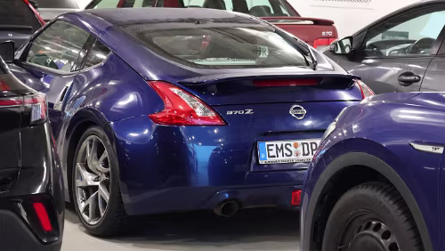 Helsingør – – Helsingborg – Sunne Da sieht er noch richtig frisch aus, blitzblank. Aber nicht mehr lange.