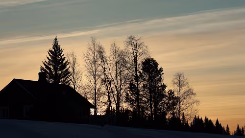 Östersund – Jokkmokk Am Weiler Ollsta .