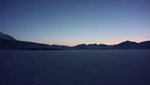 Snowmobile Safari to Grønfjorden Der Grønfjorden.