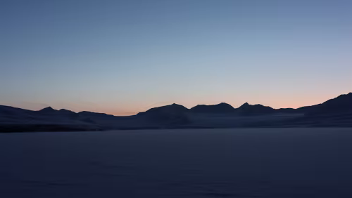 Snowmobile Safari to Grønfjorden Der Grønfjorden.