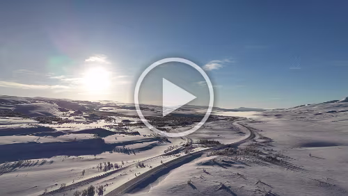 Bodø – Mosjøen Wunderbares Wetter bei -20°C.