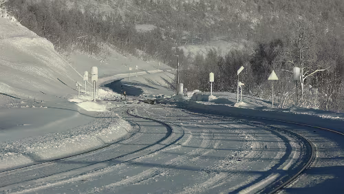 Bodø – Mosjøen „ Bahnhof Bolna “.