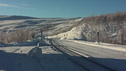 Bodø – Mosjøen „ Bahnhof Bolna “.