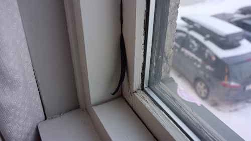 Lillehammer – Haukeli Fensterrahmen am Hotel in Lillehammer.