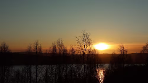 Sunne – Östersund Blick vom „Rastplats Tossebergsklätten“ auf den Övre Fryken.