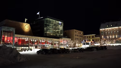 Östersund Das „Storsjöteatern“.