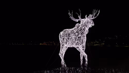 Östersund Auf den Elch habe ich im Internet noch keinen Hinweis gefunden.