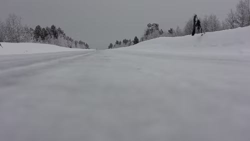 Vuollerim – Tromsø Die letzten Kilometer in Schweden.