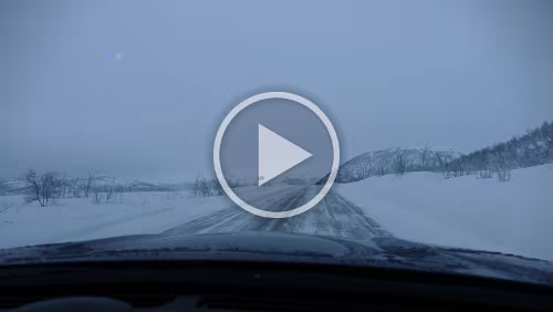 Vuollerim – Tromsø In Suomi unterwegs. Die ersten Blicke von Norge können erhascht werden.