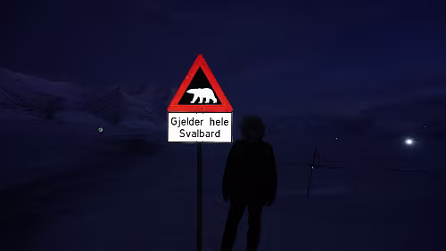 Hiorthhamn - Hike to Frozen Fjord Das Touristenbild schlechthin.