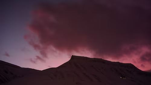 Rundgang in Longyearbyen „Gruve 2 / Julenissegruva“.