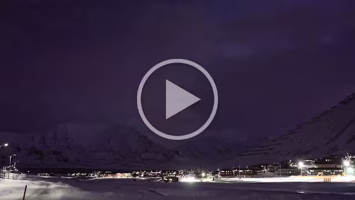 Rundgang in Longyearbyen 180°-Schwenk auf dem „Vei 300“.
