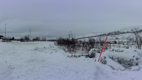 Bodø – Saltfjellet – Mosjøen Üblicher Halt am nördlichen „bom“. Panorama