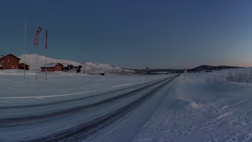Dagali – Larvik – – Hirtshals – Aarhus Auf 1.100 m angekommen. Panorama