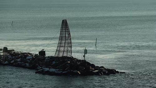 Dagali – Larvik – – Hirtshals – Aarhus Kunstwerk „Ra-monumentet“.