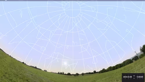 Sternenhimmel am… 08.02.2025 in Haukeli.