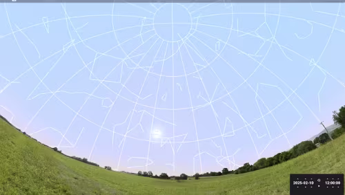 Sternenhimmel am… 10.02.2025 in Hahnstätten.