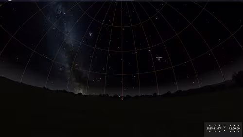 Sternenhimmel am… Karte – Reiseroute Do 27.11.2025 Longyearbyen Unterkunft Unterkunft Aktuelle Wetteraussichten vv_Longyearbyen fc_Longyearbyen Sonnenauf- und Untergang /...