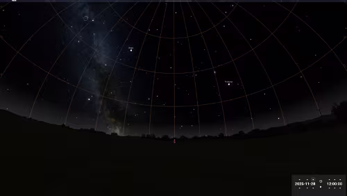 Sternenhimmel am… Karte – Reiseroute Fr 28.11.2025 Longyearbyen Unterkunft Unterkunft Aktuelle Wetteraussichten vv_Longyearbyen fc_Longyearbyen Sonnenauf- und Untergang /...