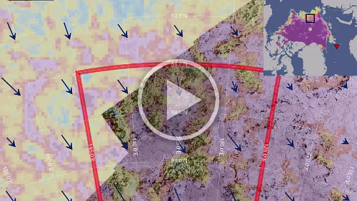 Eiskarten Multi-Sensor Sea Ice Maps