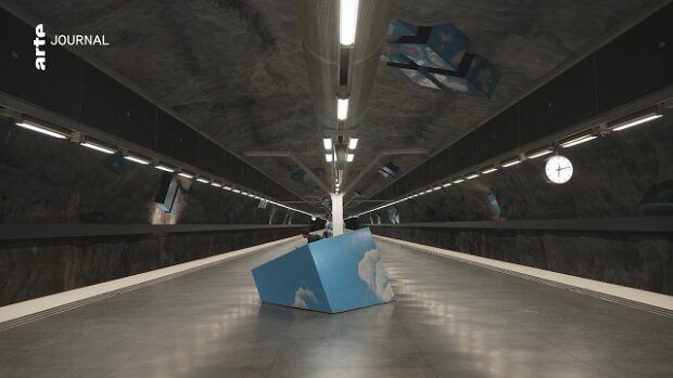 „Untergrund“-Kunst in Stockholm