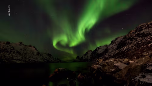 arte | Norwegen - Schwertwalen auf der Spur Polarlichter