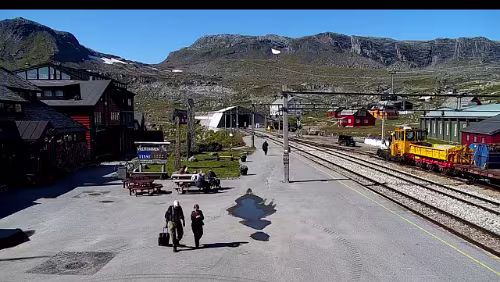 Finse stasjon Wow, was für ein tolles Wetter
