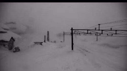 Finse Fettes Schneegestöber