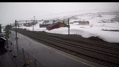 Finse 07.07.2020, es schneit. <g>