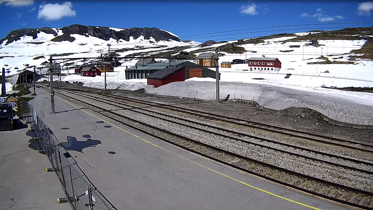 Juli Bilder von der WebCam Finse stasjon .