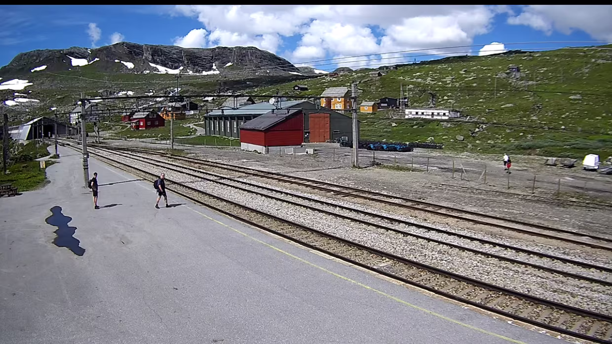 Juli Bilder von der WebCam Finse stasjon .
