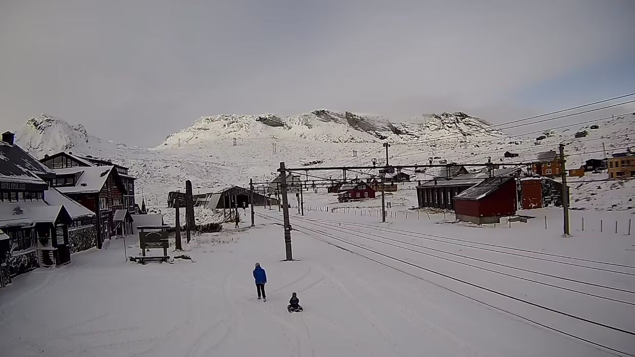 November Bilder von der WebCam Finse stasjon .