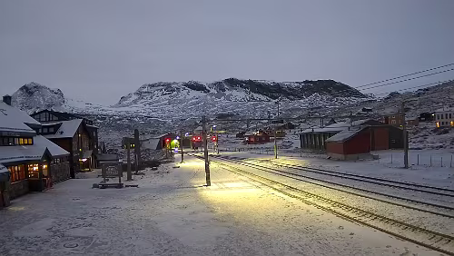 Finse Sehr dürftig, der Schnee.
