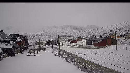 Finse Immer noch vergleichsweise wenig Schnee.