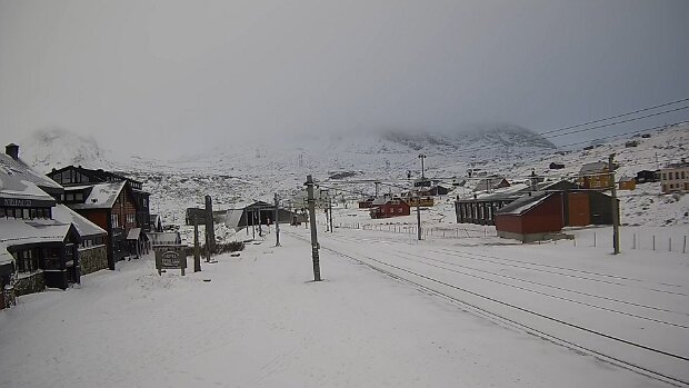 November Bilder von der WebCam Finse stasjon .