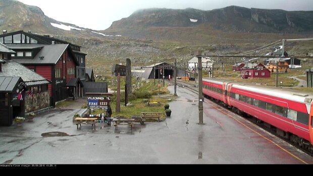 2018 Bilder von der WebCam Finse stasjon aus 2018.