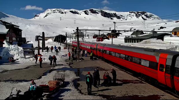 2019 Bilder von der WebCam Finse stasjon aus 2019.