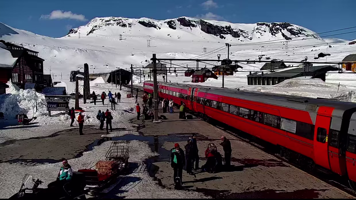 2019 Bilder von der WebCam Finse stasjon aus 2019.