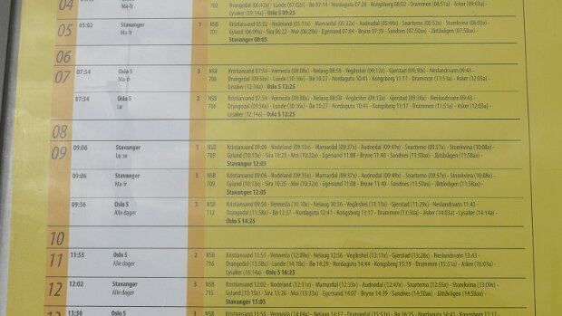 Fahrpläne Anlaufhäfen der Hurtigruten-Schiffe Fahrplan nordgehend Tag Hafen yr An Ab An Ab An Ab An Ab 1 Bergen yr 20:30 20:30...